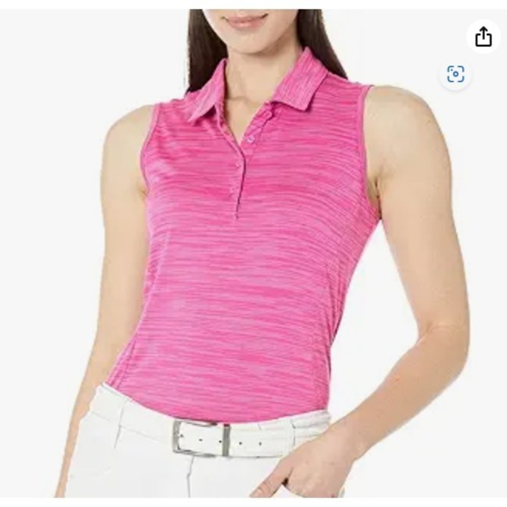 adidas women's Size XS - Space Dye Golf Polo Shirt